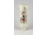 Zsolnay vajszínű porcelán virágos váza 20.5 cm