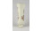 Zsolnay vajszínű porcelán virágos váza 20.5 cm
