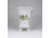 Erika mintás oroszlánlábas Hollóházi porcelán váza 15.8 cm
