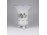 Erika mintás oroszlánlábas Hollóházi porcelán váza 15.8 cm