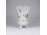 Erika mintás oroszlánlábas Hollóházi porcelán váza 15.8 cm