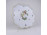 Régi Rothschild mintás, aranyozott, fehér Herendi porcelán kínáló tálca 28.5 cm