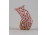 Kisméretű pikkely mintás Herendi porcelán cica 4 cm