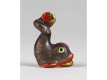 Antik ó-herendi kisméretű porcelán hal halacska 3.3 cm