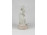 Antik I. világháborús biszkvit porcelán katona és vöröskeresztes nővér figurával 14 cm