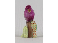 Régi Herendi mini porcelán kardinál madár figura 5.3 cm