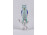 Kisméretű pikkely mintás Herendi porcelán bagoly 13 cm