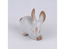 Zsolnay nyúl, nyuszi porcelán figura