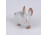 Zsolnay nyúl, nyuszi porcelán figura