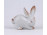 Zsolnay nyúl, nyuszi porcelán figura