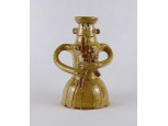 Csavlek Etelka: Dudás - kerámia figura 19.5 cm