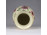 Régi pillangó mintás vajszínű Zsolnay porcelán váza 12.7 cm