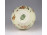 Régi pillangó mintás vajszínű Zsolnay porcelán váza 12.7 cm