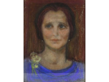 Kliené Róna Klára : Női portré 38.5 x 28.5 cm