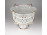 Régi áttört Wallendorf porcelán talpas asztalközép kosár