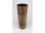Antik faragott évszámos fa mozsár 1900-ból 34 cm