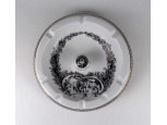 Hollóházi porcelán hamutál Jurcsák László 17 cm