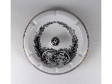 Hollóházi porcelán hamutál Jurcsák László 17 cm