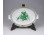 Zöld Apponyi mintás Herendi porcelán hamutál