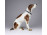 Régi Hutschenreuther porcelán kutya 20 cm