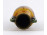 Antik szecessziós majolika amfóra váza 15.2 cm