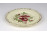 Vajszínű Zsolnay porcelán virágos tányérka 8.5 cm