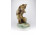 Nagyméretű Zsolnay porcelán bírkózó medve pár, Markup Béla 30 cm