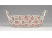 Apponyi mintás Herendi porcelán fonott kis kosár 8.7 cm