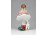 Régi Herendi kislány cicával porcelán figura 12 cm