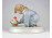 Kislány búgócsigával SINKÓ ANDRÁS tervezte Zsolnay porcelán figura