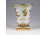 Régi Viktória mintás Herendi oroszlánlábas porcelán kaspó 7.8 cm