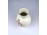 Régi vajszínű virágmintás Zsolnay porcelán váza 12.5 cm