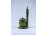 Eozin mázas Zsolnay porcelán dzsámi minaret 13.5 cm