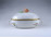 Hecsedli mintás rózsadíszes Herendi porcelán bonbonier