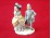 Régi német barokk főúri porcelán miniatúra