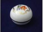 Régi Herendi porcelán virágmintás bonbonier