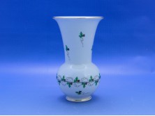 Régi petrezselymes porcelán herendi váza