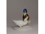 Régi jelzett német porcelán kacsa pár 8.5 cm