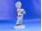 Jelzett Royal Dux porcelán kislány figura