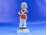 Jelzett Royal Dux porcelán kislány figura