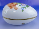 Nagyméretű herendi porcelán tojás bonbonier