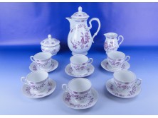 Régi jelzett VOLKSTEDT porcelán teás készlet