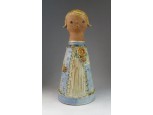Kiss Roóz Ilona kerámia figura 26.5 cm