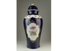 Régi Wallendorf kék porcelán váza 38 cm
