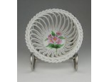 Virágmintás Herendi porcelán kosár kiskosár